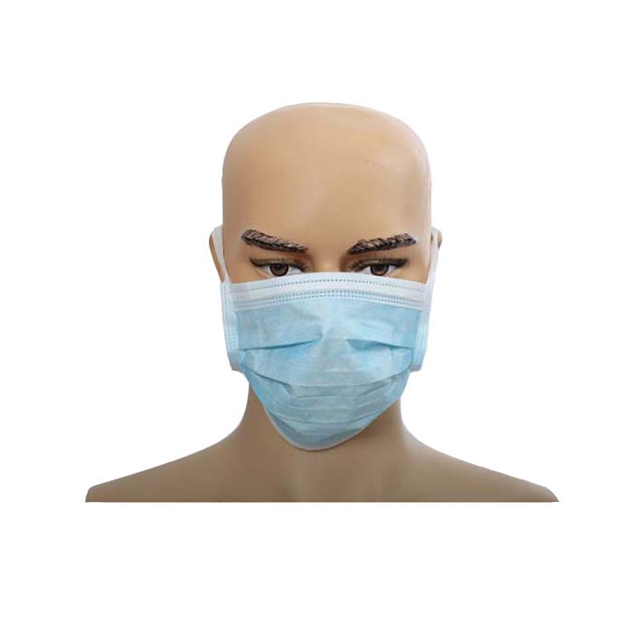 Disposable face masks with tie on